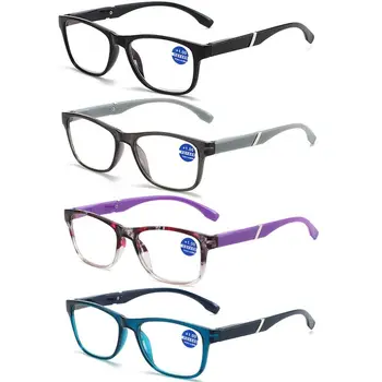 1 БР., очила за четене със сини лъчи, рамки за PC, Женски, Мъжки, Очила за далечния точка, Очила с висока разделителна способност, Очила за старческо + 1,0 ~ + 4,0