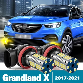 2 бр. Led Противотуманный Фенер За Opel Grandland X Аксесоари 2017 2018 2019 2020 2021