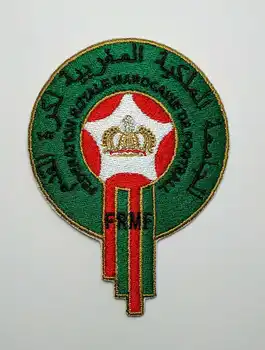 2 елемента Футбол fussball Национален Отбор на Мароко лого ютия на Нашивке Aufnaeher Апликация Икона Buegelbild Бродирана