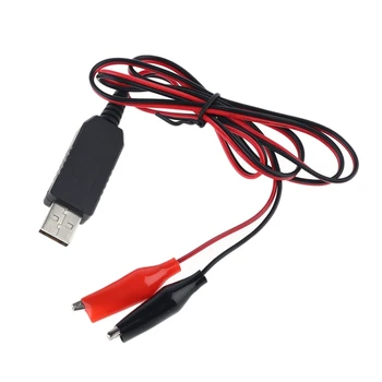 200 см Замени 1x 1,5 C D AA AAA батерия USB 5 до 1,5 стъпка надолу кабел E8BE