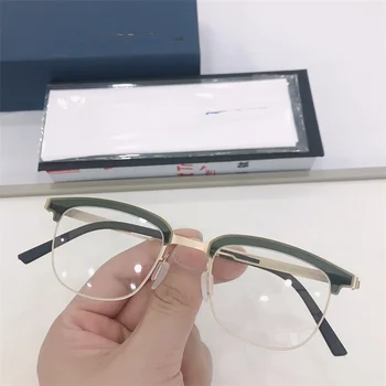 2021 Нов Датски Марка, Дизайнерски Очила в Рамки 9871 за Мъже и Жени, Квадратни Очила без Рамки, Оптични Очила по Рецепта