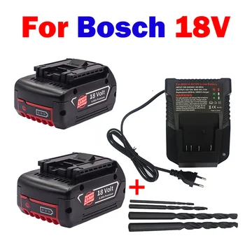 2023 /За батерията, Bosch 18V 3.0 ah / 4.0 ah / 5.0 ah / 6.0 Резервна батерия ah Преносима Подмяна на BAT609 с индикаторна лампа