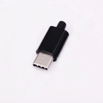 5 бр./10 бр. Конектори USB Type-C Mirco Конектор Jack Tail Включете Електрически Клеми 4 pin