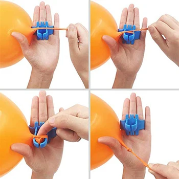 6,5 см Инструмент За Обвързване на Балони Аксесоар За Връзване на Възли по-Бързо Електрически Вентилатор За Балони Балон Точка Лесен Уред За Връзване на Възли