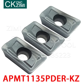 APMT1135PDER-KZ ZM2125 APMT 1135PDER KZ видий вмъкване на Фрезоване вложки за Инструменти на CNC Струг за метал Индексируемый инструмент за неръждаема стомана