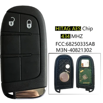 CN086028 Бесключевой Вход Дистанционно Кола Ключодържател Замяна За Jeep Compass Оригинален Ключ С 433 Mhz 4A Чип SIP22 Острието M3N-40821302