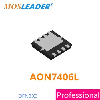 Mosleader AON7406L DFN3X3 100 бр 500 БР 1000 бр 30 11A N-Канален AON7406 7406 DFN3 Китайски Високо качество