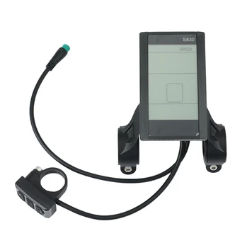 S830 24 36 48 В LCD Екрана за Електрически Велосипед Ebike Метър Универсален Панел с USB Колоездене резервни Части, Водоустойчив