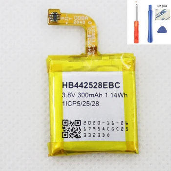 Батерия ISUNOO HB442528EBC 300 ма За HUAWEI Watch 1 Watch1 Bateria 