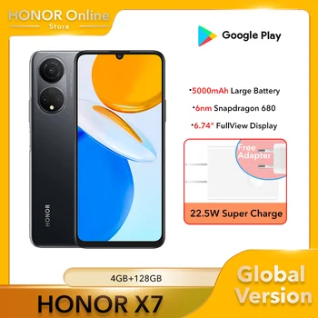 В наличност смартфон Honor X7 Android 11 90 Hz 6,74 