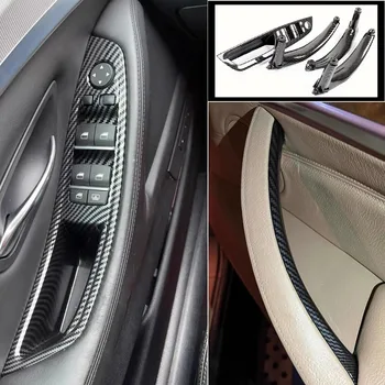 Висококачествено ляво на предната седалка LHD Вътрешна Дръжка Врата Вътрешна Панел Тампон За BMW E70 E71 X5 X6