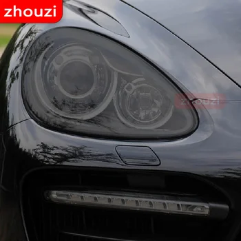 За Porsche Cayenne 2019 2020 2011-On 958 Автомобили на Прожекторите Оттенък на Черна Защитно Фолио Задна Светлина Прозрачен Стикер от TPU Аксесоари