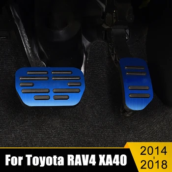 За Toyota RAV4 XA40 RAV 4 2014 2015 2016 2017 2018 Алуминиева Сплав Автомобили вземе подножието на Педала на Газта Педалите на Кутията Аксесоари