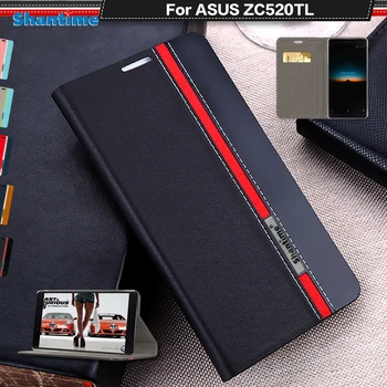 Калъф Zenfone 3 Max ZC520TL, Луксозен Калъф-награда От Изкуствена кожа, флип-надолу Капак За Asus Zenfone 3 Max ZC520TL, Кожена делото