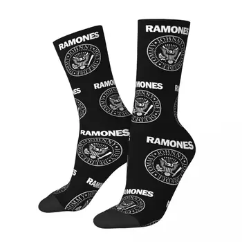 Модерен Мъжки Чорапи Harajuku The Ramone Merch Sock в стил пънк-Рок FGHFG Forest Hills Спортни Дамски Чорапи Пролет Лято Есен Зима