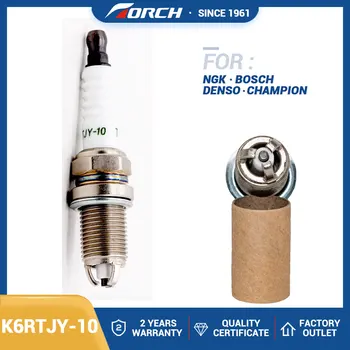 Свещ, запалителна горелка K6RTJY-10 да се Замени за BKUR6ET-10 (3045/2397) на VW Group 101000033AA е Съвместим с AUDI 80 (B4) 2.6 E ABC