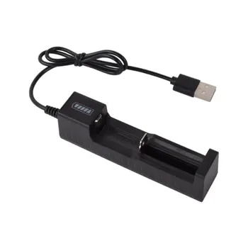 Универсален 1 слот Батерия USB Зарядно устройство адаптер Led Smart-за Зареждане на Акумулаторни Батерии Li-ion 18650 26650 14500