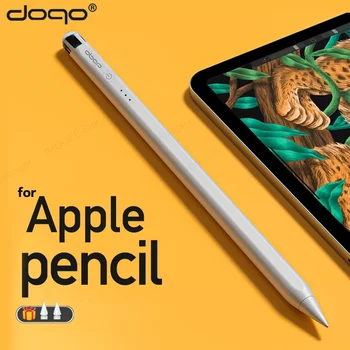 DOQO Магнитен За Apple iPad Air Pro 2018-2021 Капацитивен Стилус Type-C Зареждане с Отклонение на Дланта Сензорна Писалка За рисуване и Писане