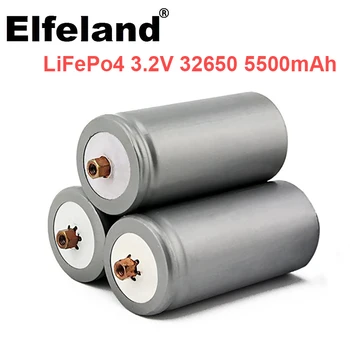 Elfeland 3.2 В 32650 5500 mah Lifepo4 Батерии Lifepo4 Батерии с Винт за Слънчева светлина