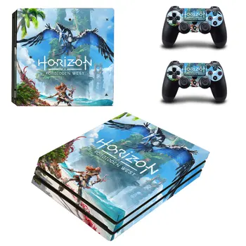 Horizon 2 Forbidden West PS4 Pro Стикер На Кожата Етикети Калъф За PlayStation 4 PS4 Pro Конзола и Контролер, Скинове и Винил