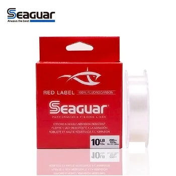 Seaguar Red Label Origin Linhas Pesca 183 М 100% ЯПОНИЯ, Риболовни Направления Фторуглеродные на Въдица От карбон Сладководни Рибарски Принадлежности