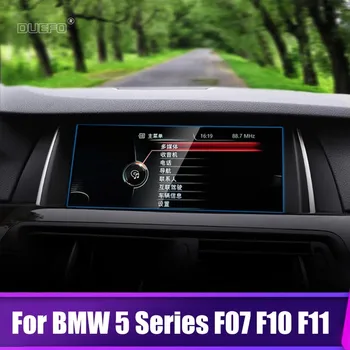 За BMW Серия 5 F07 F10 F11 F18 2010-2016 Закалено Стъкло на Автомобил GPS Навигационен Екран Защитно Фолио за LCD Сензорен Дисплей и Аксесоари