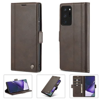 Флип-Надолу Капак За Samsung Galaxy Note 20 Ultra Case Силни Магнитни Чанти-Книжки От Изкуствена Кожа Калъф Galaxy Note20 Седалките Hoesje